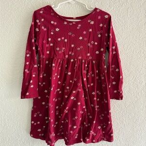 Floral Red Girl’s Dress